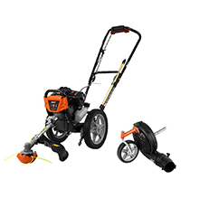 Wheeled String Trimmer Mower with Blower Attachment Combo Kit (PWSTM4317BA) Wheeled String Trimmer Mower with Blower Attachment Combo Kit (PWSTM4317BA)